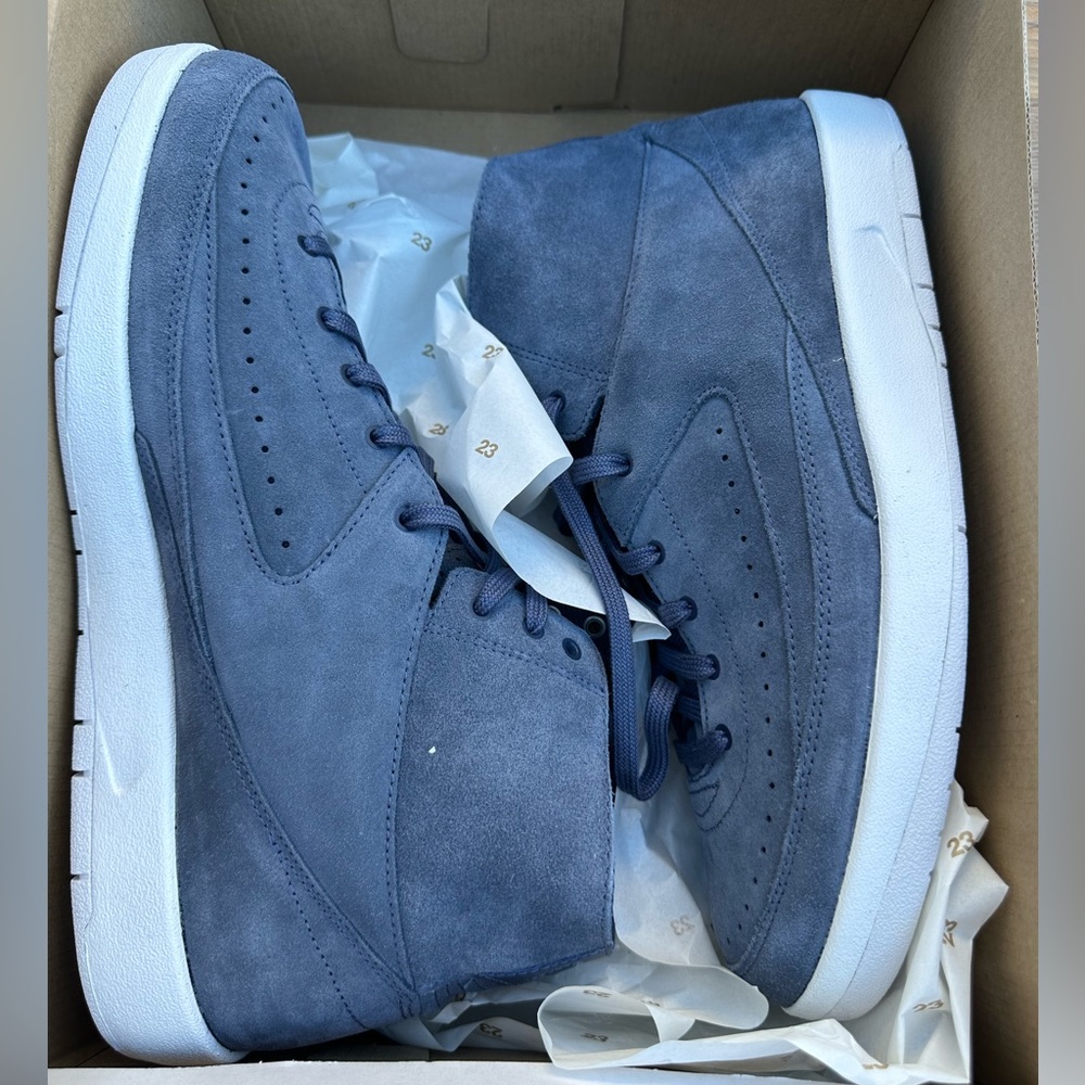 AIR JORDAN 2 RETRO DECON 'THUNDER BLUE 11.5 MENS